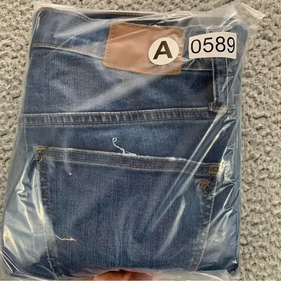 Madewell 10" High-Rise Skinny Button-Front Drop-Hem Women's Jeans  -  Size:  26 - Picture 16 of 16